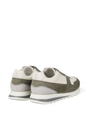 Sneaker in pelle scamosciata di Brunello Cucinelli e pelli