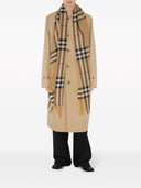 Burberry Check Wool And Silk Blend Scarf