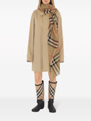 Burberry Check Wool And Silk Blend Scarf