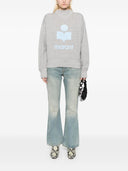 Marant Etoile Moby徽标棉质运动衫