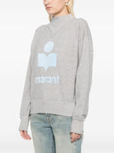 Marant Etoile Moby徽标棉质运动衫