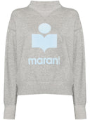 Marant Etoile Moby徽标棉质运动衫