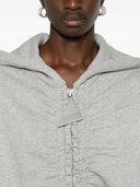 Attico Zipped Cotton Hoodie