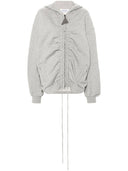 Attico Zipped Cotton Hoodie