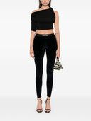 Tom Ford Logo Velvet Leggings