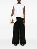 Sacai Pleated Cotton T Shirt