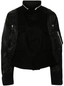 Sacai Wool And Nylon Blend Jacket