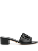 Dolce & Gabbana DG Logo Ledersandalen