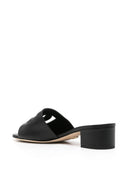 Dolce & Gabbana DG Logo Ledersandalen