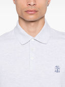 Brunello Cucinelli Logo Cotton Polo Shirt