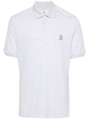 Brunello Cucinelli Logo Cotton Polo Shirt