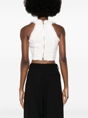 Balmain V Necked Buttoned Top