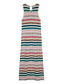 Ps By Paul Smith Striped Knit Midi Dress