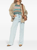 Ps By Paul Smith Striped Knit Polo Shirt