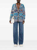 Missoni Wool And Cotton Blend V Necked Cardigan