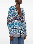 Missoni Wool And Cotton Blend V Necked Cardigan