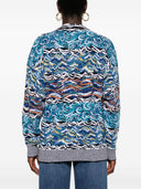 Missoni Wool And Cotton Blend V Necked Cardigan