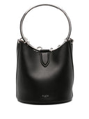 Alaia Ring Medium Leather Bucket Bag
