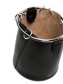 Alaia Ring Medium Leather Bucket Bag