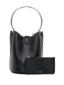 Alaia Ring Large Leather Bucket Bag