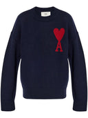 Ami Paris Ami De Coeur Wool Sweater