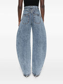 Alaia Round Denim Jeans
