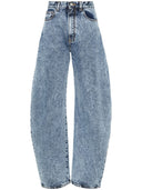 Alaia Round Denim Jeans
