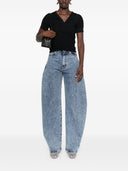 Alaia Round Denim Jeans