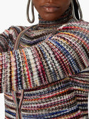 Missoni V Necked Striped Cardigan