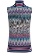 MISSONI ZIG ZAG MOTIF LOOL TOP