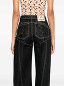 Jean denim de la lune marine serre Marine