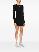Marine Serre Moon Mini Ribbed Cotton Dress