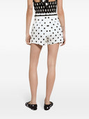Dolce & Gabbana Dots Print Cotton Shorts