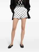 Dolce & Gabbana Dots Print Cotton Shorts