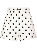 Dolce & Gabbana Dots Print Cotton Shorts