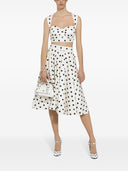 Dolce & gabbana dots estampado de algodón