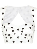 Dolce & gabbana dots estampado de algodón