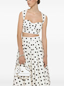 Dolce & gabbana dots estampado de algodón