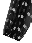 Dolce & Gabbana Dots Print Silk Shirt