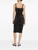 Dolce & Gabbana Dots Print Midi Dress