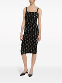 Dolce & Gabbana Dots Print Midi Dress