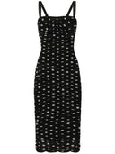 Dolce & Gabbana Dots Print Midi Dress