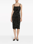 Dolce & Gabbana Dots Print Midi Dress