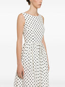 Dolce & Gabbana Dots Print Cotton Midi Dress