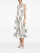 Dolce & Gabbana Dots Print Cotton Midi Dress