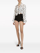 Dolce & Gabbana Dots Print Silk Shirt
