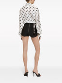Dolce & Gabbana Dots Print Silk Shirt