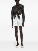 Dolce & Gabbana Dots Print Cotton Shirt