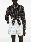 Dolce & Gabbana Dots Print Cotton Shirt