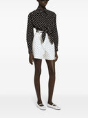 Dolce & Gabbana Dots Print Cotton Shirt